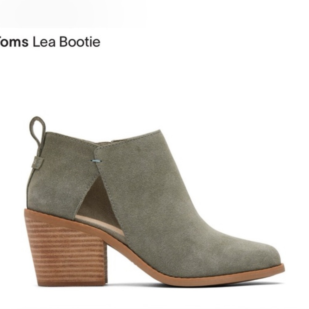 Toms Olive Ankle Boots - Picture 2 of 6